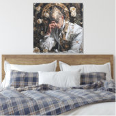 Belijdenissen van een Monocle Maker — Gotisch Surr Canvas Afdruk (Insitu (Slaapkamer))