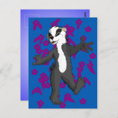 Belinda Badger Briefkaart (Voorkant / Achterkant)