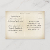 Belinda Beehive Retro Chic-profielkaarten Visitekaartje (Achterkant)