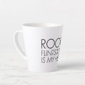 Belinda Blinked Rocky Flintstone Latte Mok (Linkerhoek)