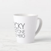 Belinda Blinked Rocky Flintstone Latte Mok (Rechterhoek)