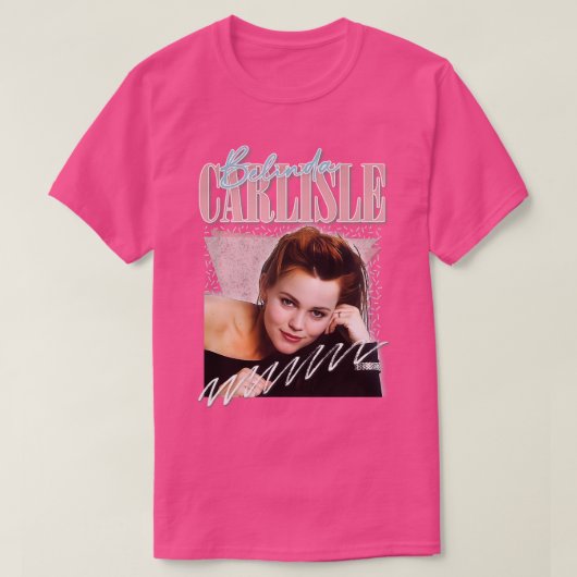 Belinda lisle jaren '80 esthetisch ventilatorontwe t-shirt (Design voorkant)
