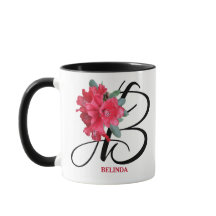  Belinda naam rode bloemen trendy boho