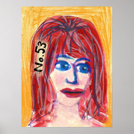 Belinda van de Truckstop Poster Wall Art