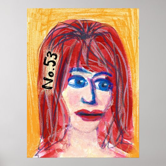 Belinda van de Truckstop Poster Wall Art (Voorkant)