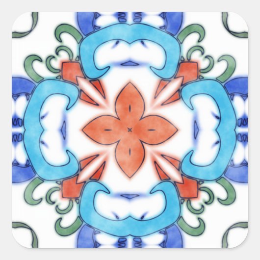 Belinda Vierkante Sticker (Voorkant)