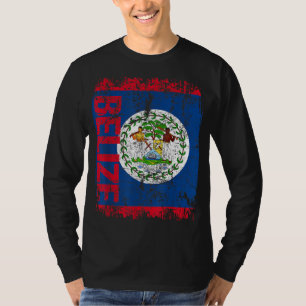 BELIS Vlag  Verstoorde BELIZE T-shirt