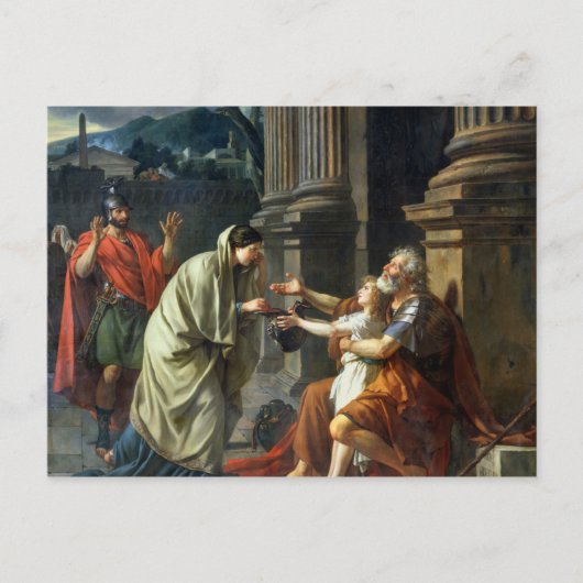Belisarius Begging voor Alms, 1781 Briefkaart (Voorkant)