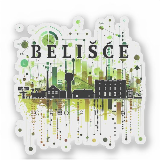 Belišće Croatia Sticker (Voorkant)