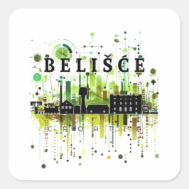 Belišće Kroatië Vierkante Sticker
