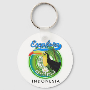 Belitung Indonesië reislogo Sleutelhanger