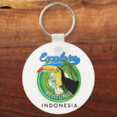 Belitung Indonesië reislogo Sleutelhanger (Voorkant)