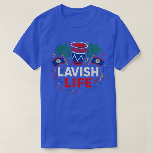 Belizaanse Carnaval Editie Luxe Shirt (Design voorkant)