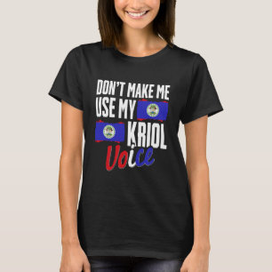 Belizaanse trots & Belizaanse erfgoed, Hispanic Be T-shirt