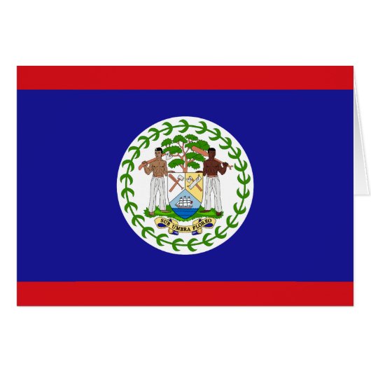 Belizaanse vlag (Voorkant Horizontaal)