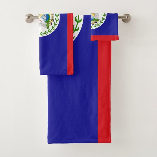Belizaanse vlag bad handdoek (Insitu)