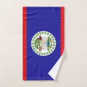 Belizaanse vlag bad handdoek (Handdoek)