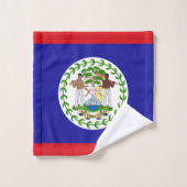 Belizaanse vlag bad handdoek (Wasdoekje)