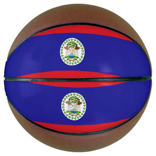 Belizaanse vlag basketbal (Voorkant)