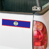 Belizaanse vlag bumpersticker (Op Truck)