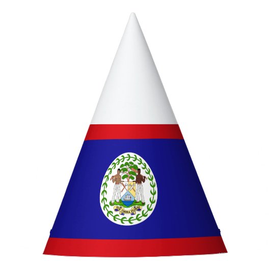 Belizaanse vlag feesthoedjes (Voorkant)