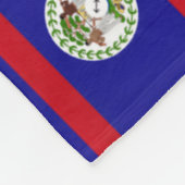 Belizaanse Vlag Fleece Deken (Hoek)