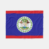Belizaanse vlag fleece deken (Voorkant (Horizontaal))