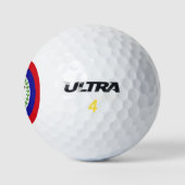 Belizaanse vlag golfballen (Logo)