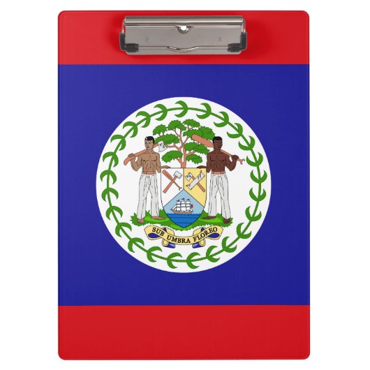 Belizaanse vlag klembord (Voorkant)