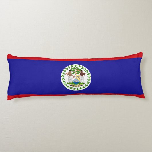 Belizaanse vlag lichaamskussen (Achterkant)