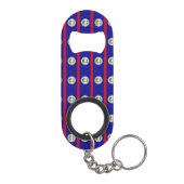 Belizaanse Vlag Mini Flessenopener (Achterkant)