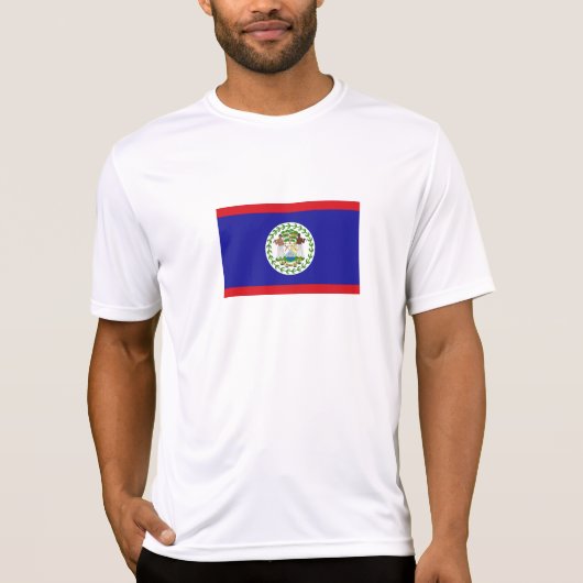 Belizaanse vlag t-shirt (Voorkant)