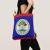 Belizaanse vlag tote bag (Dichtbij)