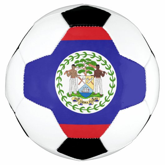 Belizaanse vlag voetbal (Voorkant)