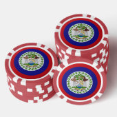 Belizaanse Wijn Samen Poker Chips (Opstapeling)