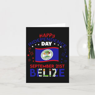 Belize 43e Onafhankelijkheidsdag Belizaanse trots  Kaart