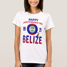 Belize 43e Onafhankelijkheidsdag Belizean Pride Fl T-shirt
