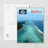 Belize - Barrier Reef - Briefkaart (Voorkant / Achterkant)
