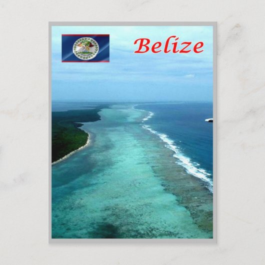 Belize - Barrier Reef - Briefkaart (Voorkant)