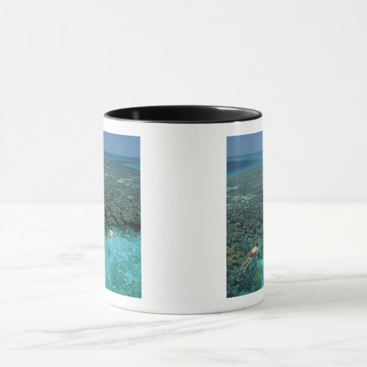 Belize, Barrier Reef, Lighthouse Reef, blauw Mok (Midden)