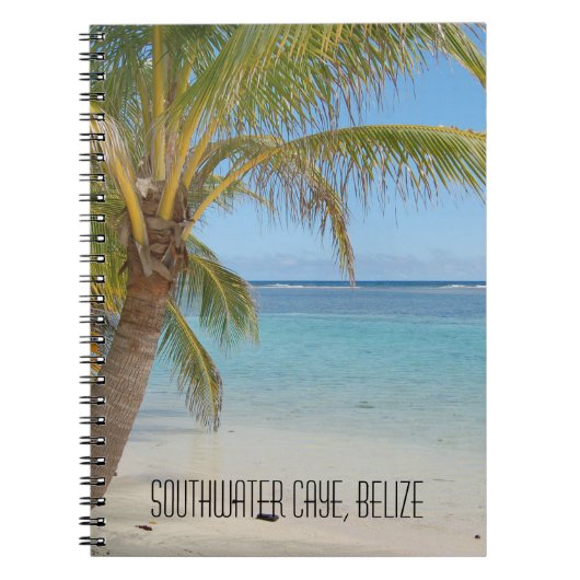 Belize Barrier Reef Tropical Caribbean Seascape Notitieboek (Voorkant)