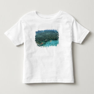 Belize, Barrièrerif, Lighthouse Reef, Blauw Kinder Shirts