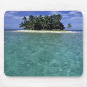 Belize, Barrièrerif, Naamloos eiland of zandbank. Muismat