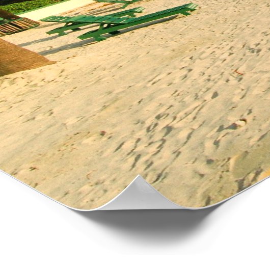 Belize Beach Poster (Hoek)