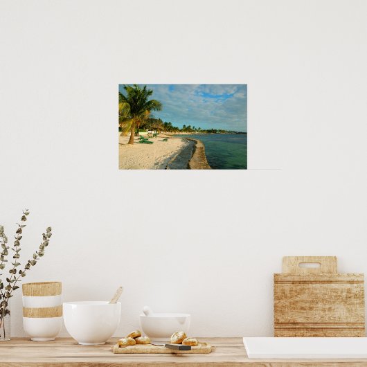 Belize Beach Poster (Keuken)