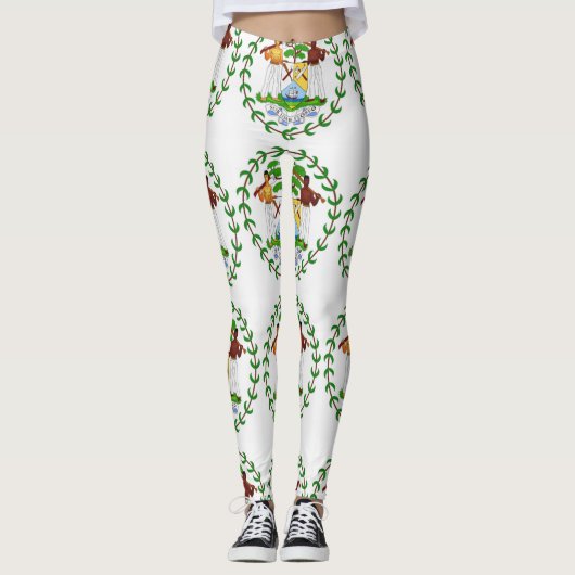 Belize Belizaanse Kriol Vlag Leggings (Voorkant)