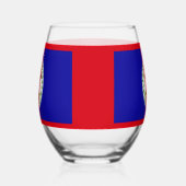 Belize Belizaanse Vlag Wapen Steel Glas (Links)