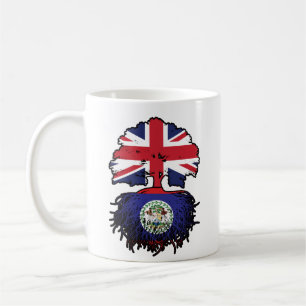 Belize Belizean British Tree Roots Flag Koffiemok
