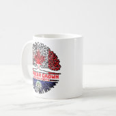 Belize Belizean Canadian Canada Tree Roots Flag Koffiemok (Voorkant links)
