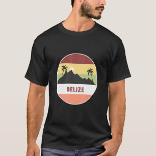 Belize Berg En Palmen T-shirt